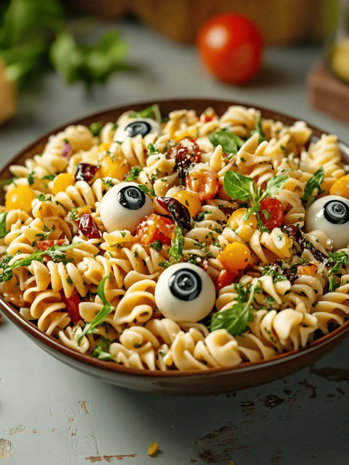 Eyeball Pasta Salad