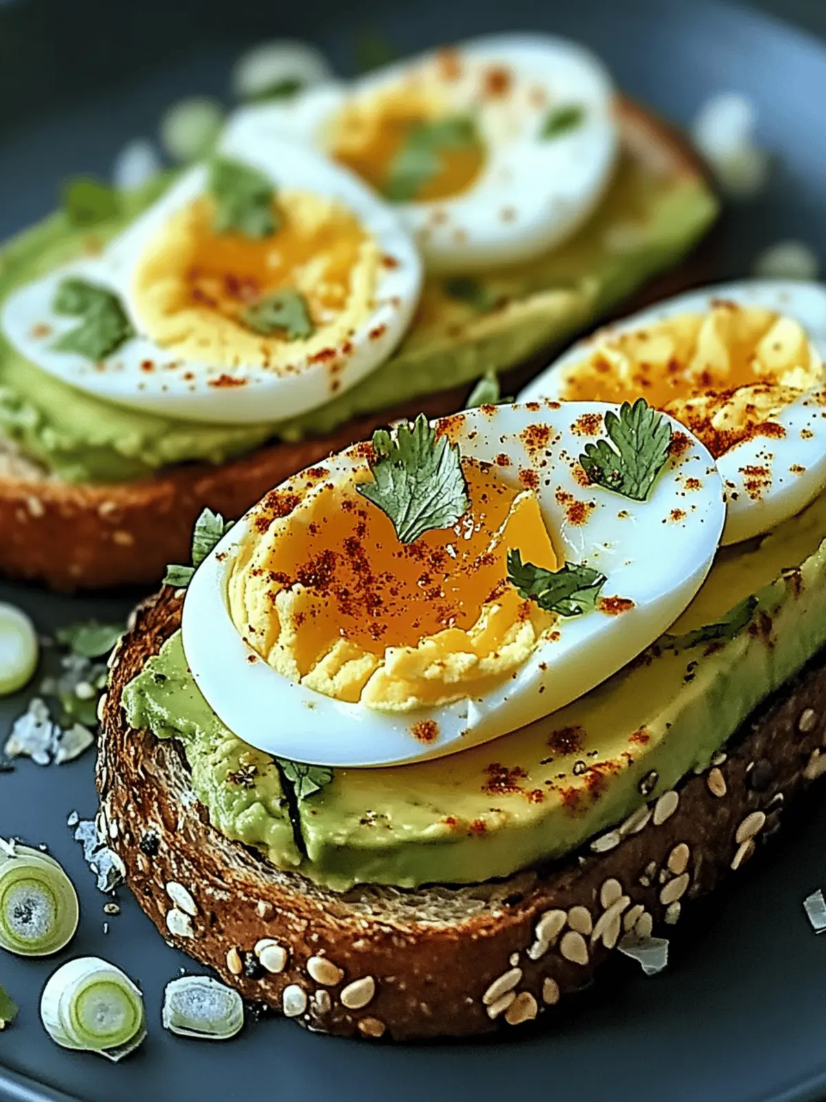 Spicy Chili Butter Avocado Toast with Eggs