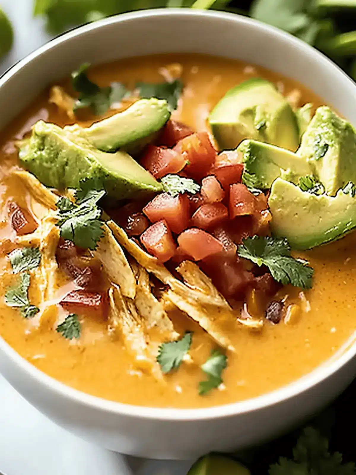 Creamy Chicken Tortilla Soup